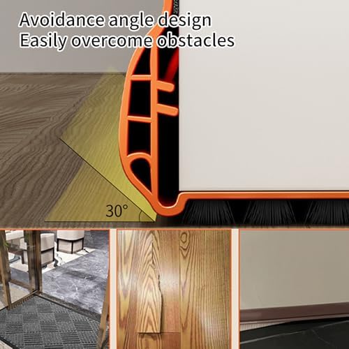 Shurhome Door Draft Stopper Adjustable Interior Bottom Sweep