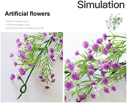 Gypsophila Artificial Flowers Garland 55 Ft White