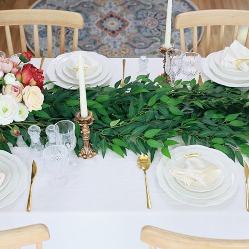 Mizii 10 Feet Artificial Vine Garland Faux Italian Ruscus Decor