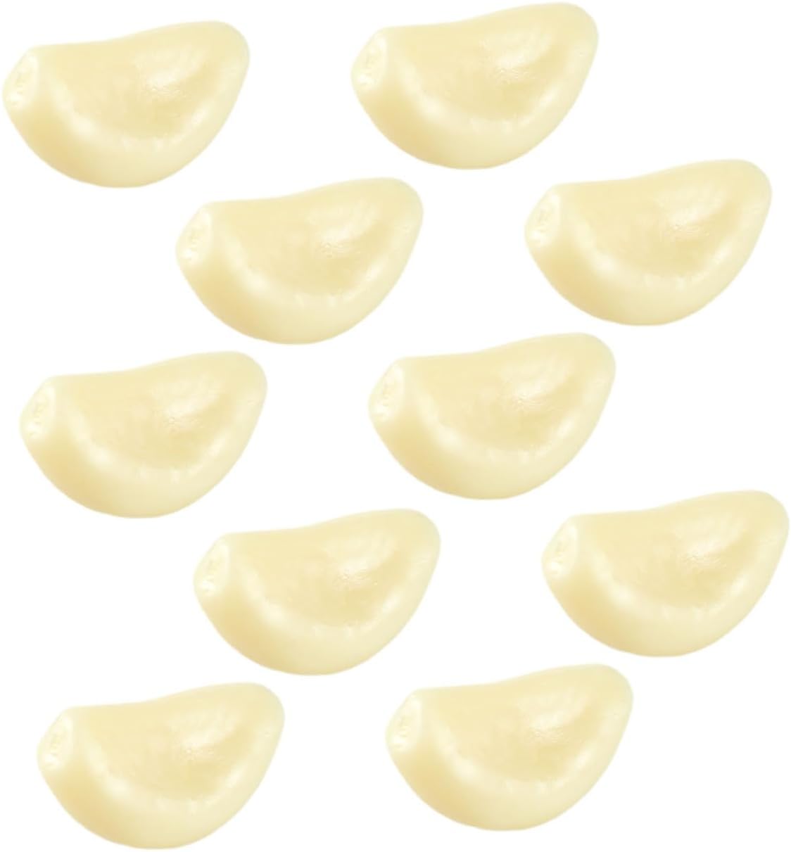 BESPORTBLE 10pcs Garlic Models Artificial Vegetables Keychain Decor Props