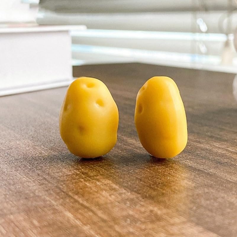 30pcs Mini Resin Potato Decor for Graduates and Crafts