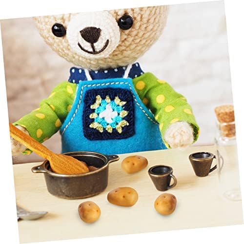 PRETYZOOM 20pc Mini Artificial Potato Decor Set