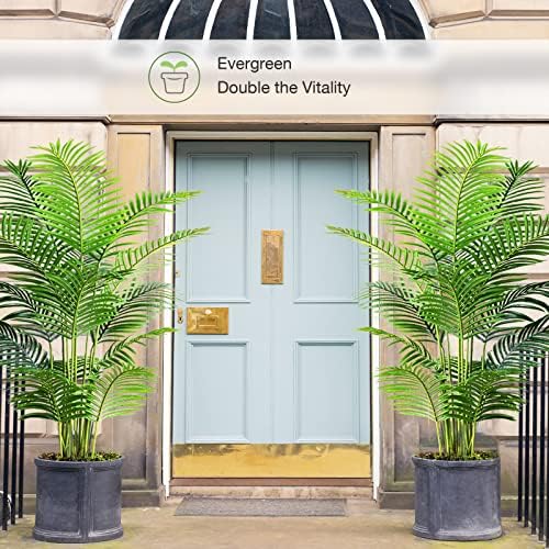 Worth Garden 6ft Artificial Areca Palm 2 Pack