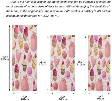 Susiyo Teaparty Pink Cake Halloween Door Cover