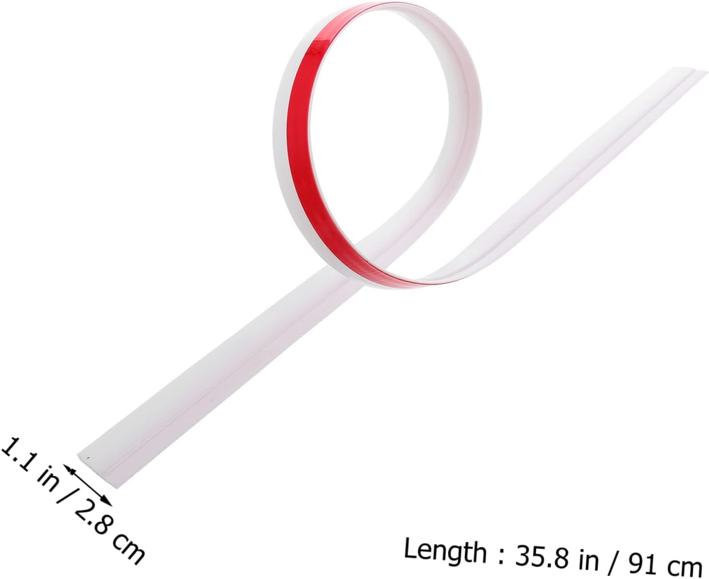 STOBOK 1 Piece Door Bottom Seal Strip for Soundproofing and Insulation