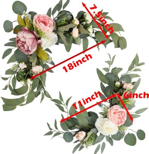 HW Artificial Wedding Arch Flowers 2pcs Set