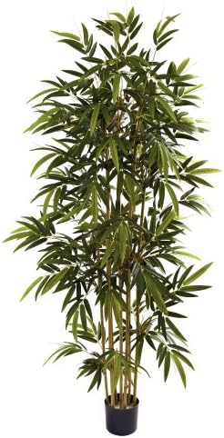 Nearly Natural 6ft Artificial Bamboo Tree Indoor Decor