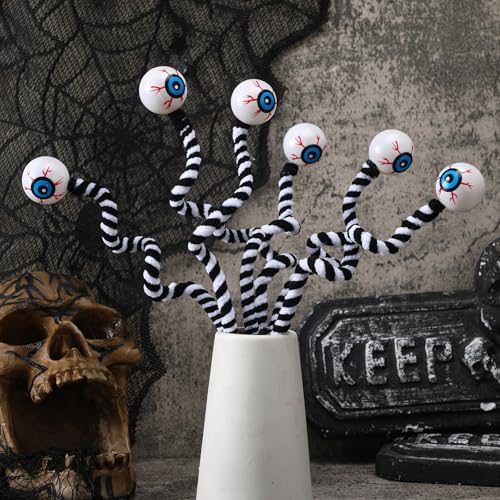 6 Pcs 15 Inch Halloween Eyeball Branches Decor