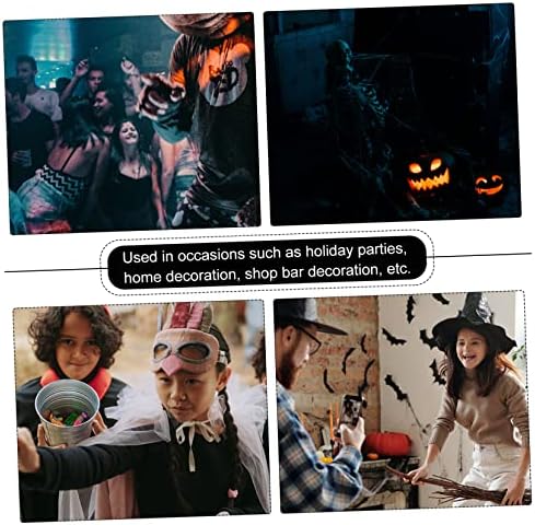 5pcs Flannel Foam Halloween Pumpkins Decor