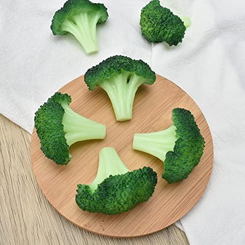 Lifelike Fake Broccoli Slices for Kitchen and Home Decor