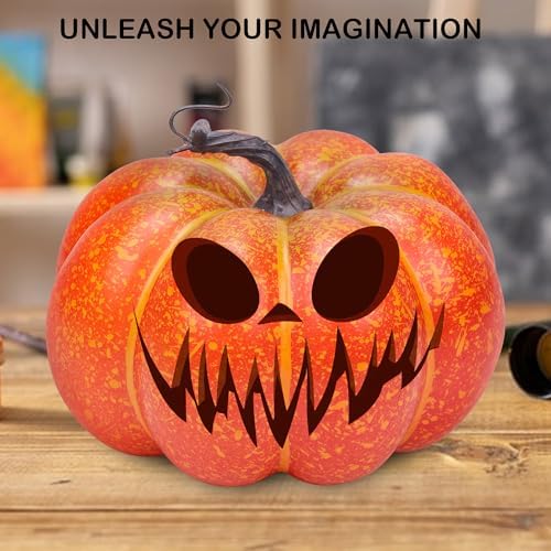 76 Inch Fake Pumpkin Fall Decoration for Halloween Thanksgiving