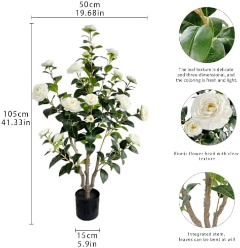 Artificial Camellia Tree 34ft White
