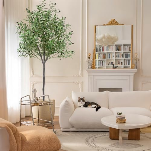 Realistic 6ft Artificial Olive Tree Indoor Decor