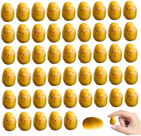 CUCUFA Mini Artificial Potatoes 50Pcs for Dollhouse Decor