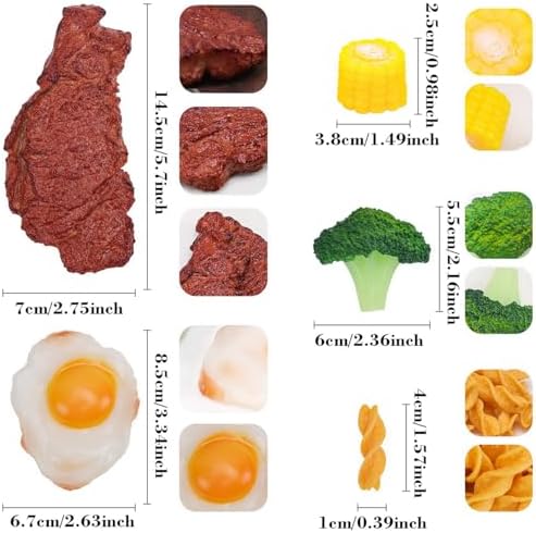 25pcs Artificial Food Decor for Kitchen Wedding Display