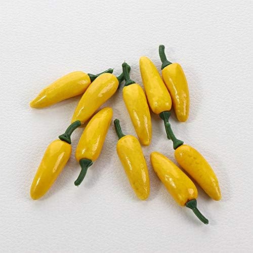 10Pcs Artificial Chili Peppers Lifelike Fake Vegetables Home Kitchen Decor
