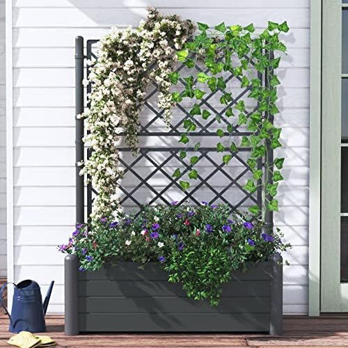 CQURE 18 Pack Artificial Ivy Garland 126 Ft UV Resistant