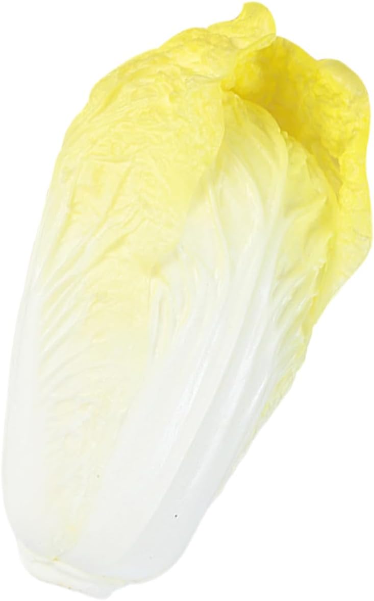 Lifelike Chinese Cabbage Artificial Decor for Kitchen Display