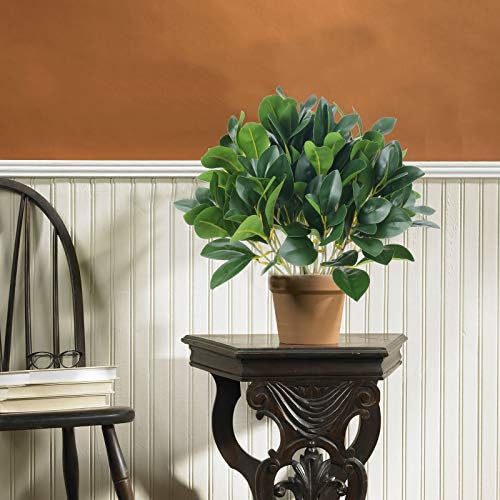 4Pcs Artificial Eucalyptus Shrubs for Garden and Home Decor