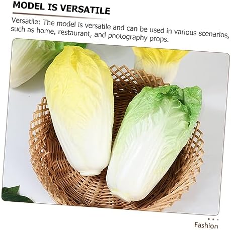 GARVALON Realistic Chinese Cabbage Kitchen Decor Model