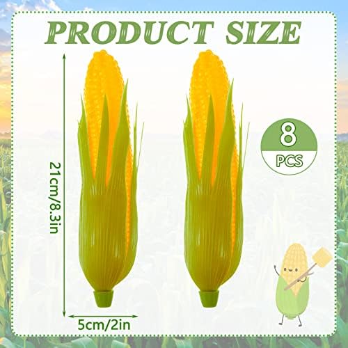 Taiyin 8 Pcs Plastic Artificial Corn Decorations 1