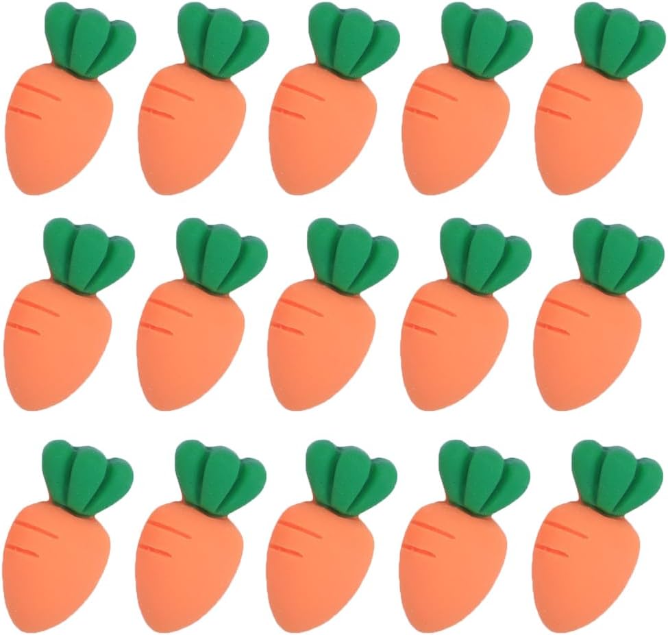 50Pcs Mini Resin Carrots for Easter Decor