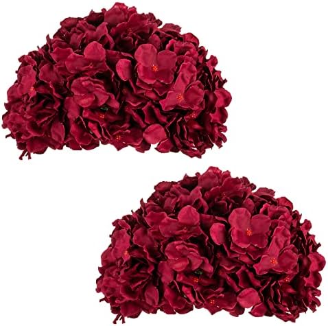 BLOSMON Artificial Hydrangea Flower Balls 2 Pcs