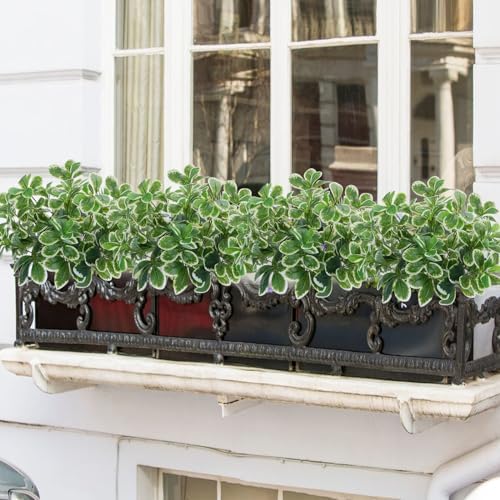 GTIDEA Artificial Shrubs Real Touch Silk Plants 2pcs