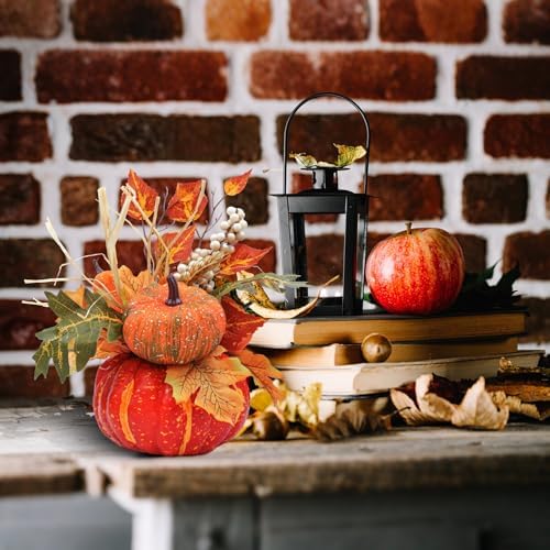 Fall Centerpieces for Tables - Artificial Pumpkin Decor