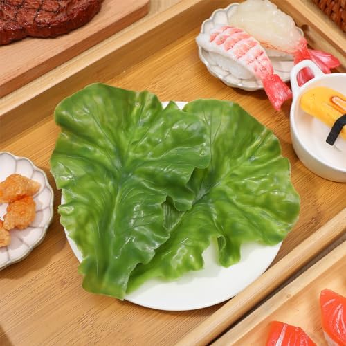 Veemoon Fake Lettuce 15pcs Artificial Vegetable Decor