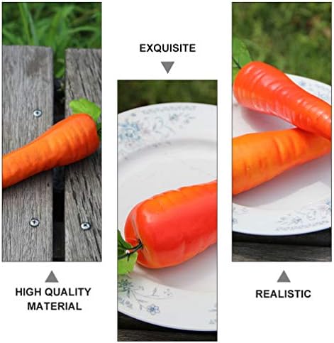 BESTOYARD 12pcs Artificial Carrots for Home Decor and Party