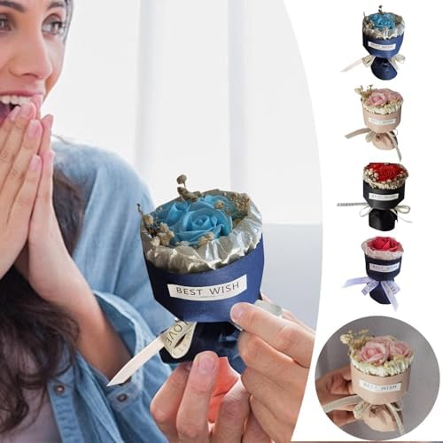 Elegant Mini Bouquet Artificial Flower Car Vent Decoration