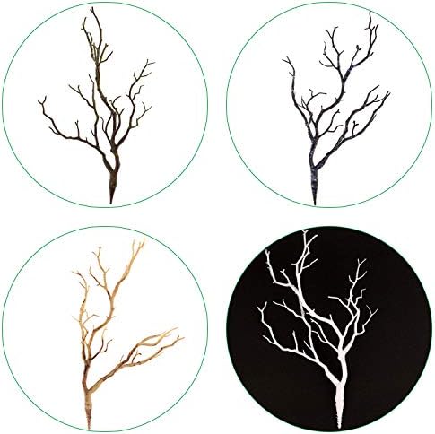 Artificial Flower Witch Antler Branch Blue 6 Inch