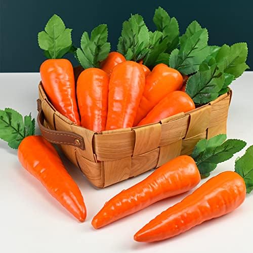 Lorigun 5 Pcs Artificial Carrots Home Kitchen Decor