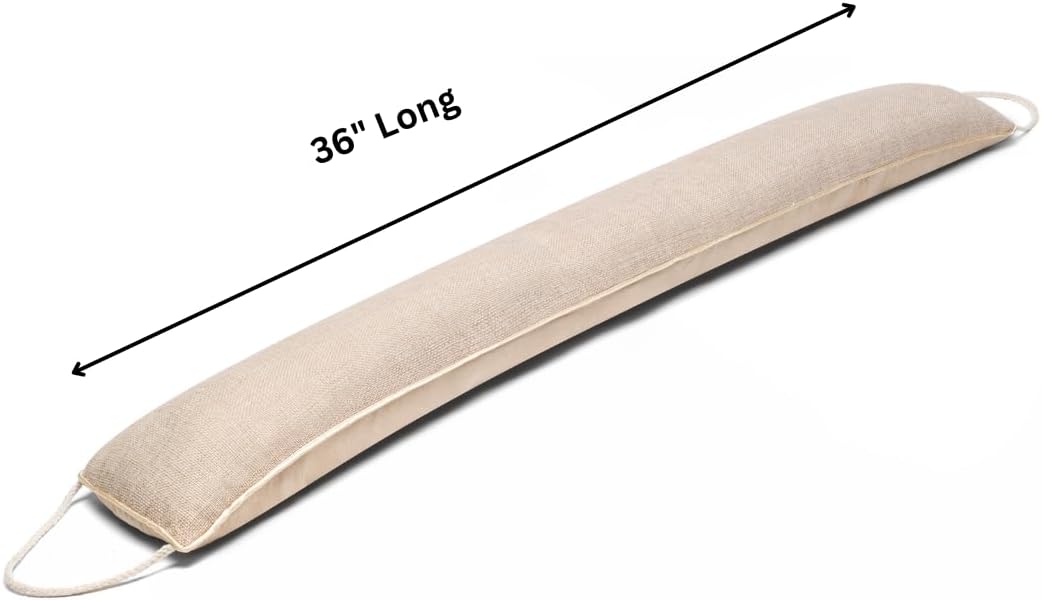 Linen Weighted Door Draft Stopper 36 Inch