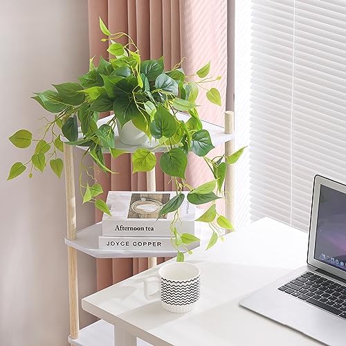 Tiita 1 Pack Artificial Scindapsus Aureus with Pot