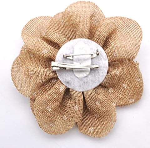 Belagio Enterprises 5 12 Inch Polka Dot Flower Brooch BU-302