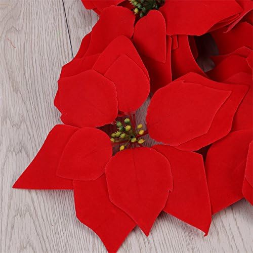 VORCOOL Artificial Poinsettia Flower Heads