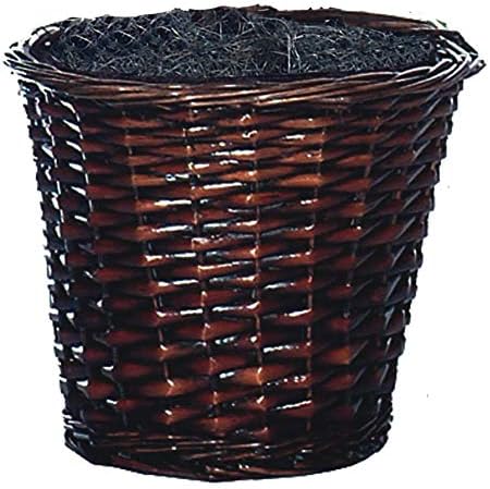 Vickerman 4 Foot Indoor Artificial Mango Bush with Rattan Container