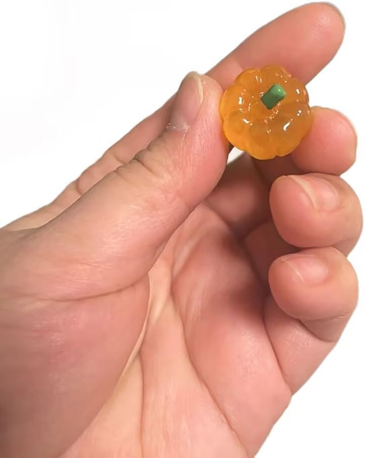 20 Pcs Glow in the Dark Resin Mini Pumpkins Decor
