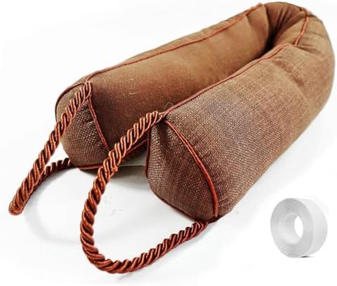 WiseTigris Door Draft Stopper Brown 36 Inch
