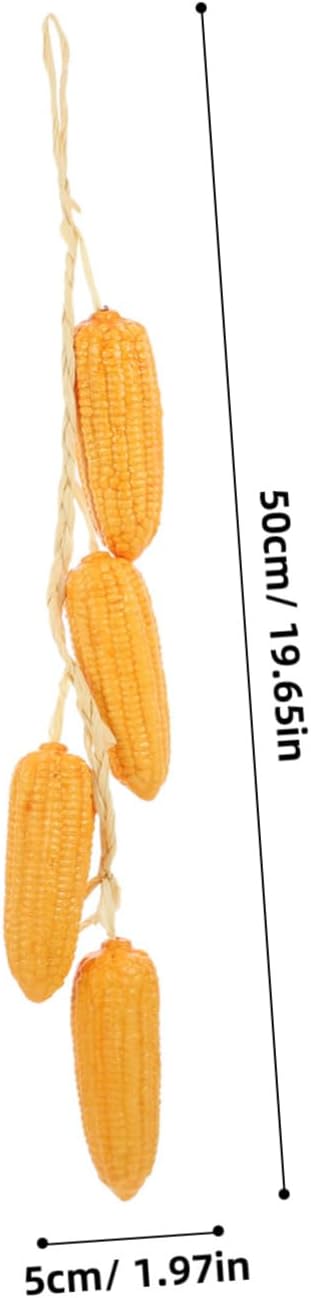 STOBAZA 3 Pcs Artificial Corn String Hanging Decor
