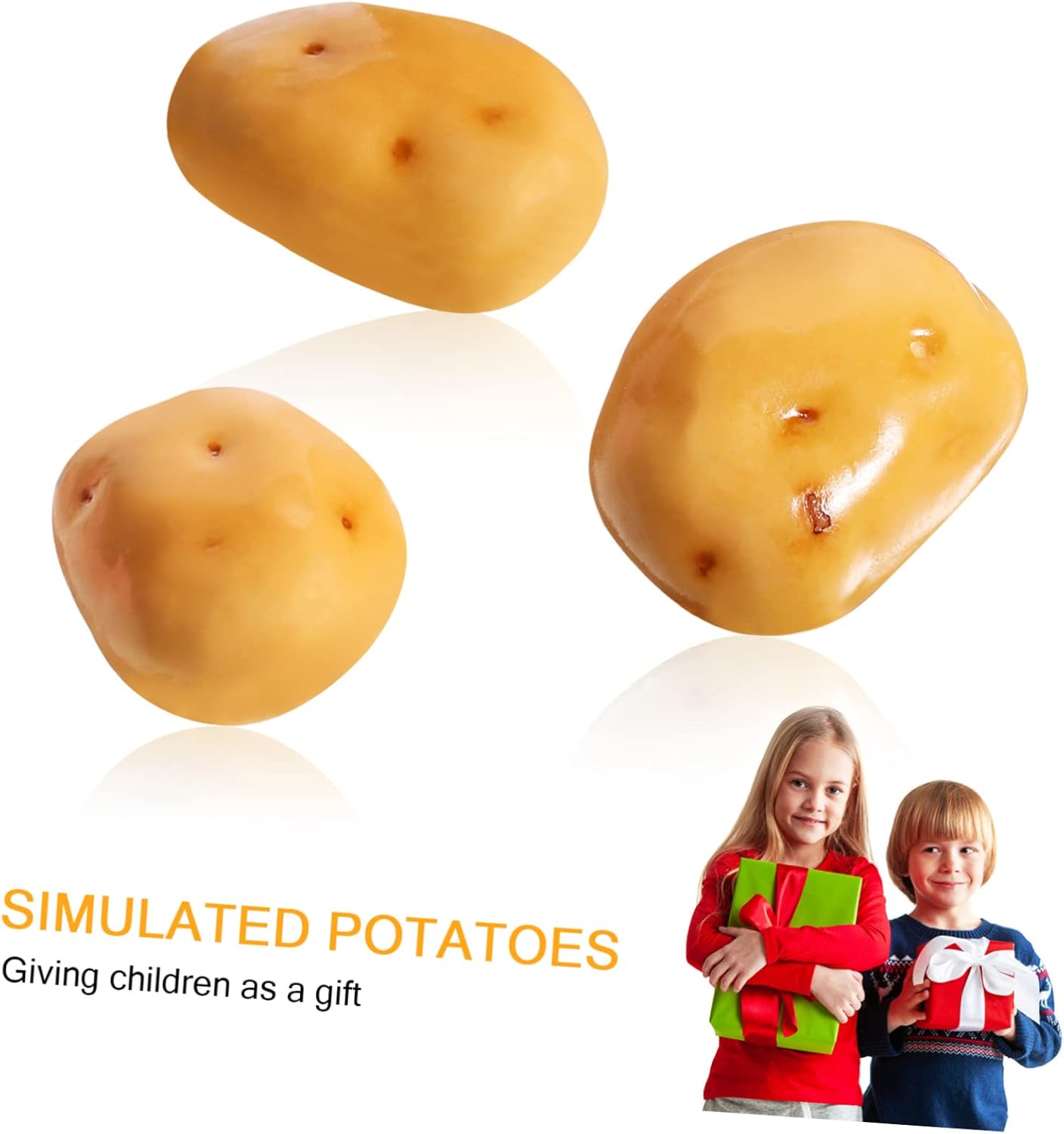 PRETYZOOM 20pc Mini Artificial Potato Decor Set