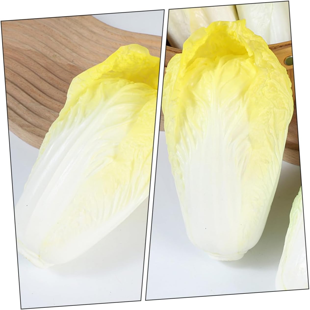 Lifelike Fake Cabbage Artificial Vegetable Decor for Home and Kitchen