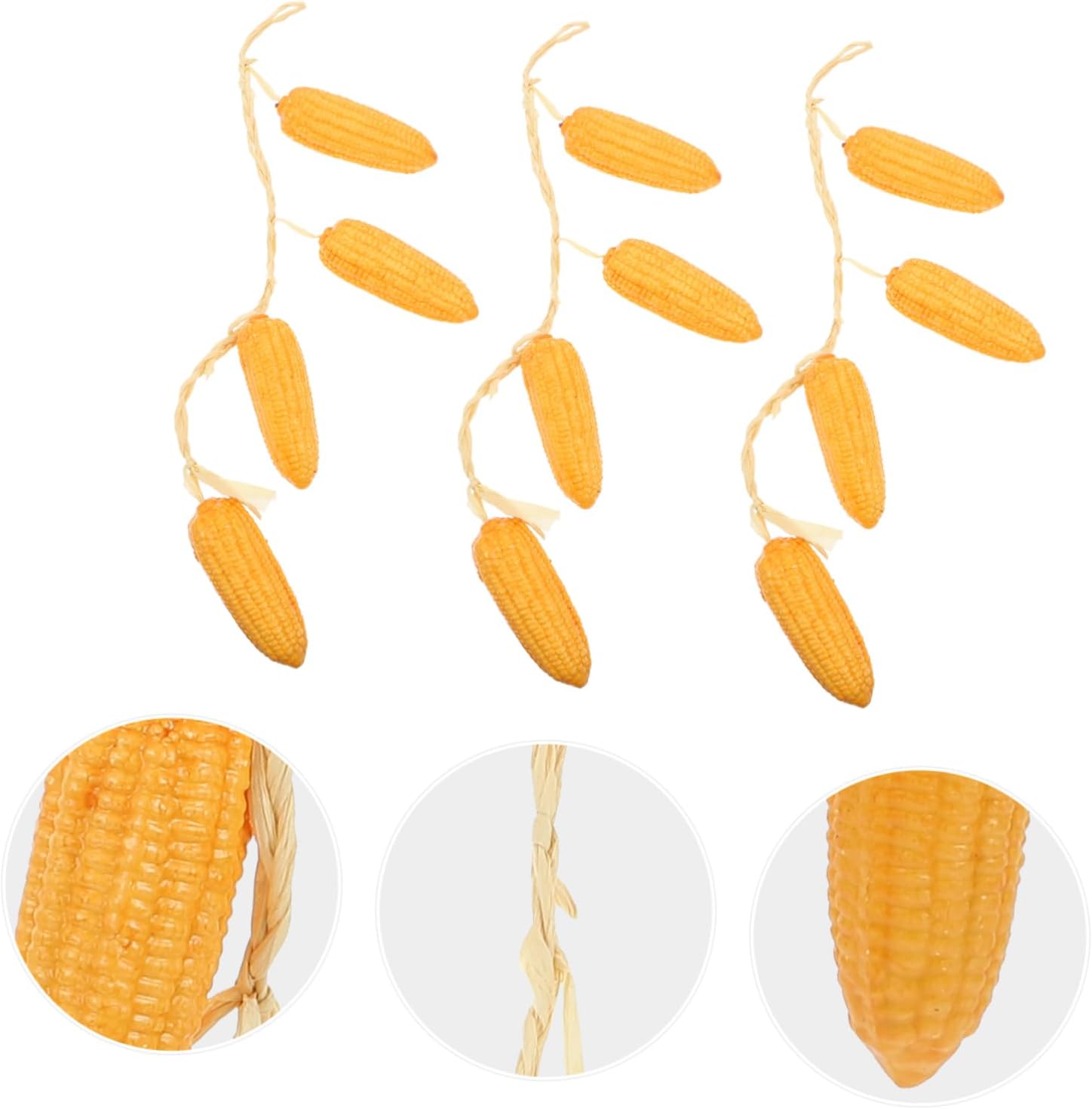 STOBAZA 3 Pcs Artificial Corn String Hanging Decor