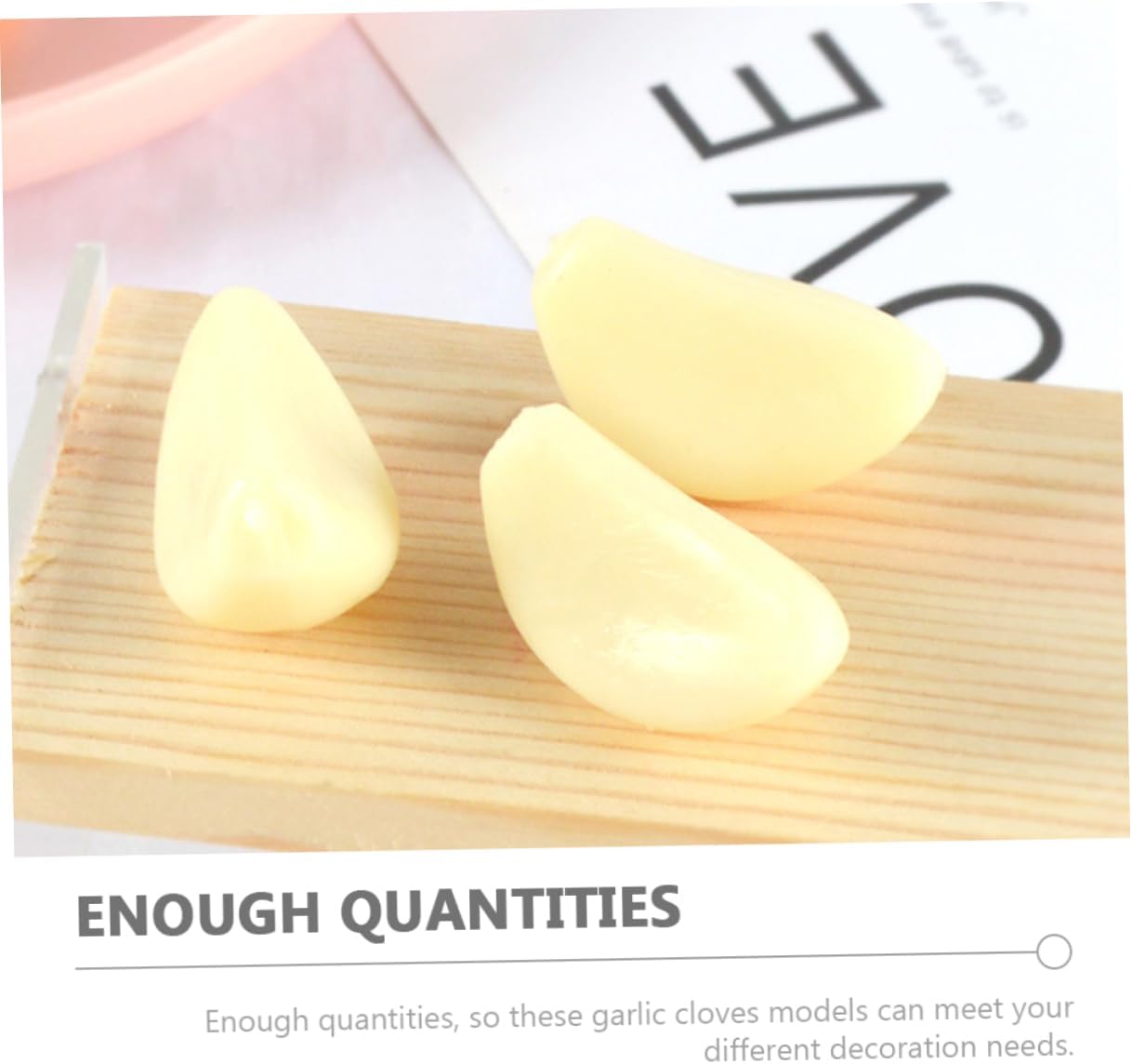 BESPORTBLE 10pcs Garlic Models Artificial Vegetables Keychain Decor Props