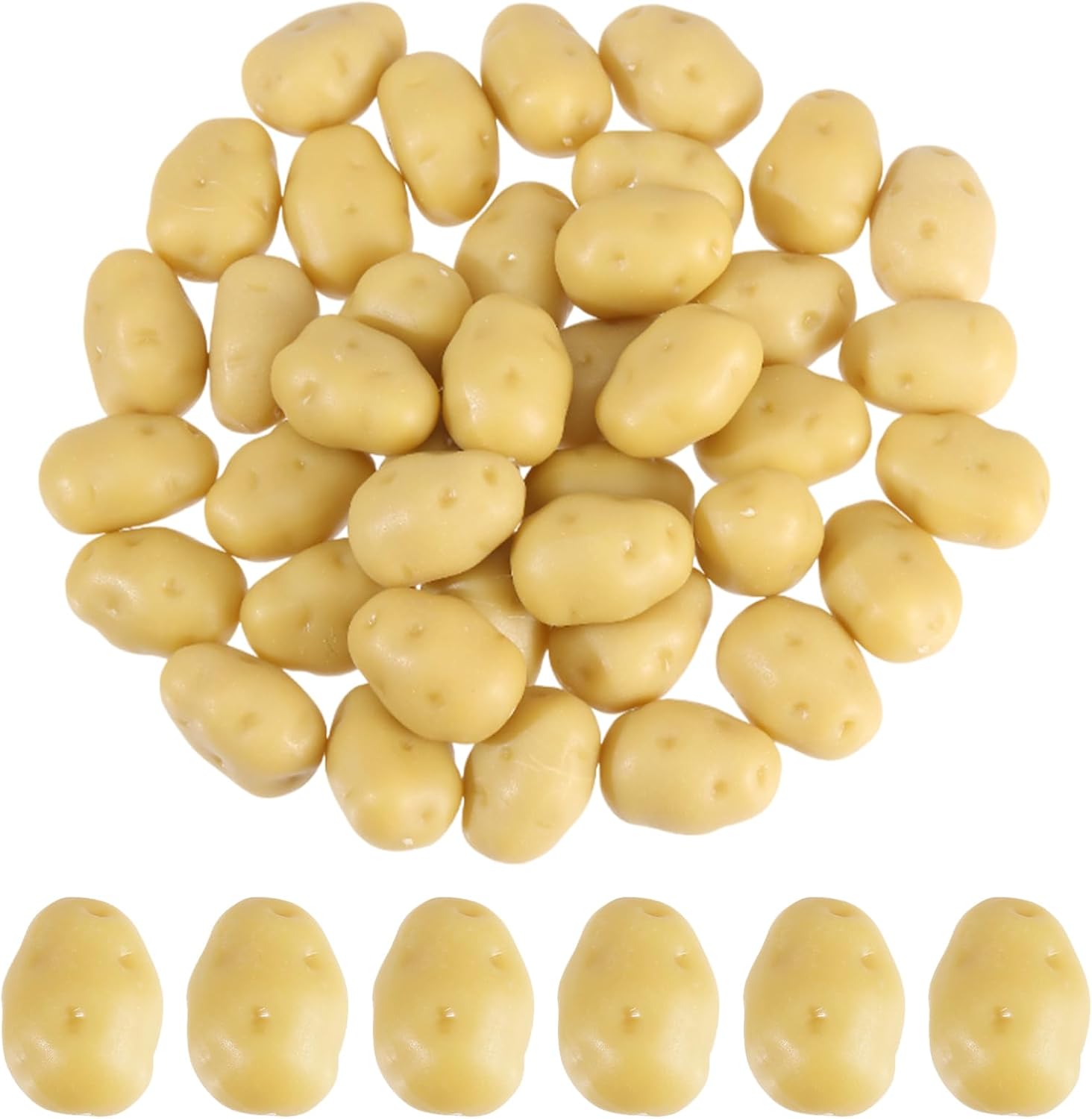 CHGCRAFT 40 Pcs Mini Artificial Potatoes Farmhouse Decor