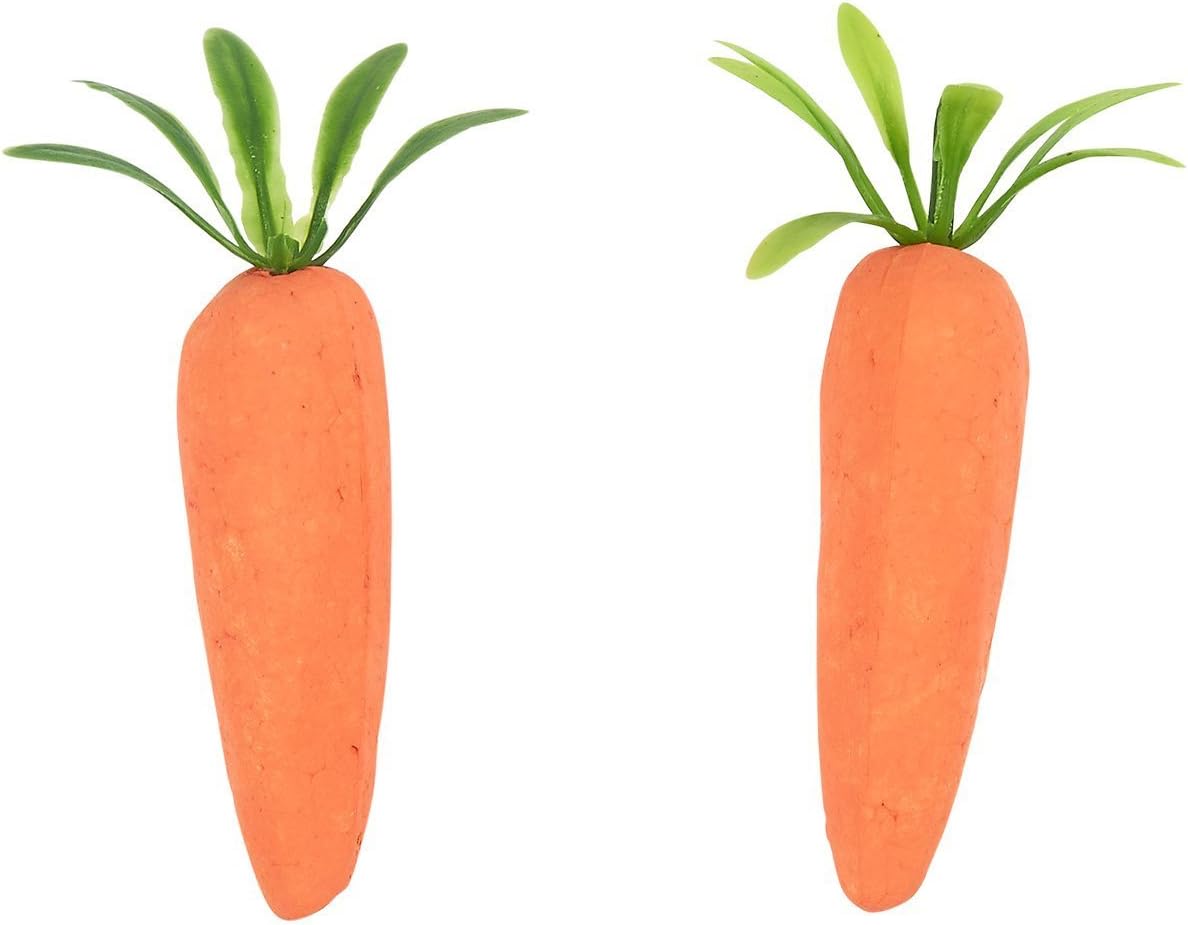 Juvale Foam Baby Carrots - 100 Pack 26in Orange Green