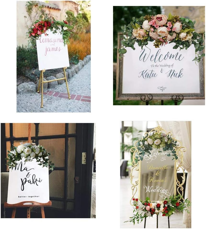 HS BRIDAL 30 Inch Rustic Artificial Floral Swag