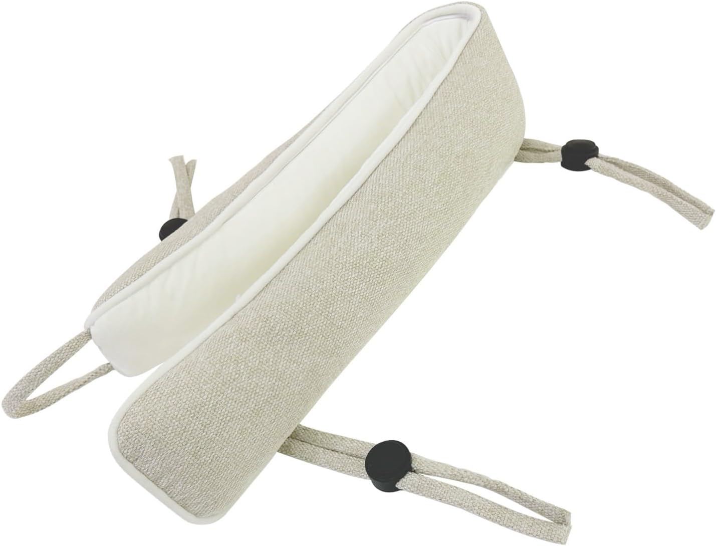 Adjustable 36 Inch Linen Draft Stopper Gray
